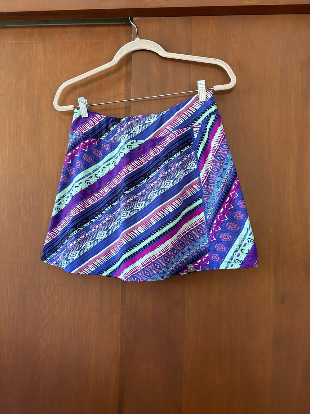 Title Nine purple and blue skorts - Picture 3 of 5